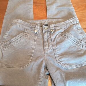 American Eagle corduroy pants light gray 6 regular Classic Skinny